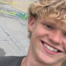 Gabe Johnson smiling on a Vanguard job site